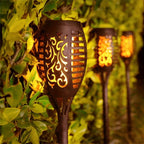 Magical Solar Garden Torch with Flame Effect