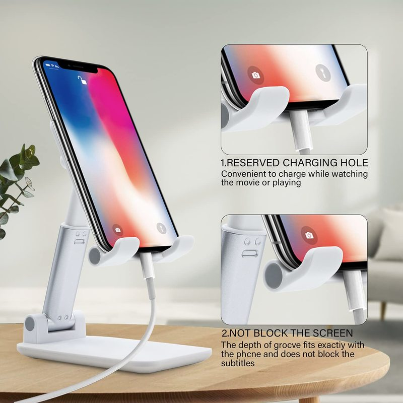 Foldable Desktop Phone Tablet Holder Mobile Desk Stand