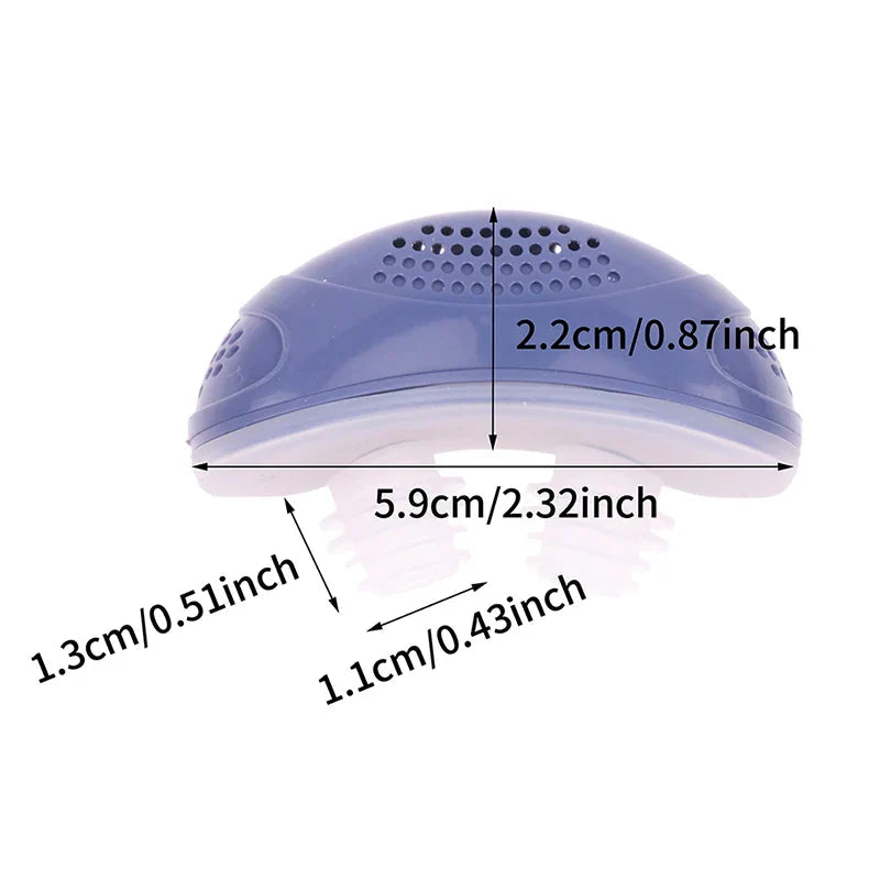 Microelectronic CPAP device against snoring
