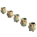 Modern Decorative Flower Pot with Owl Design