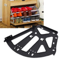 Shoe cabinet hinges folding frame