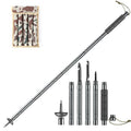 Multifunctional collapsible hiking pole
