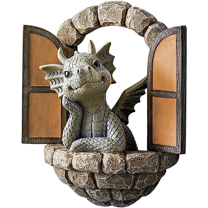 Sweet Dragon Sculpture Ornament