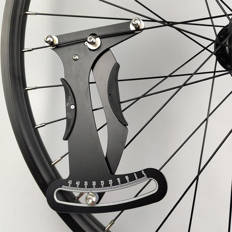 Bicycle spoke tension meter measuring tool