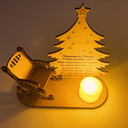 Christmas Memorial Candles Ornament In Memory of Loved Ones