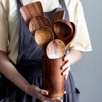 Teak Wood Cutlery Set