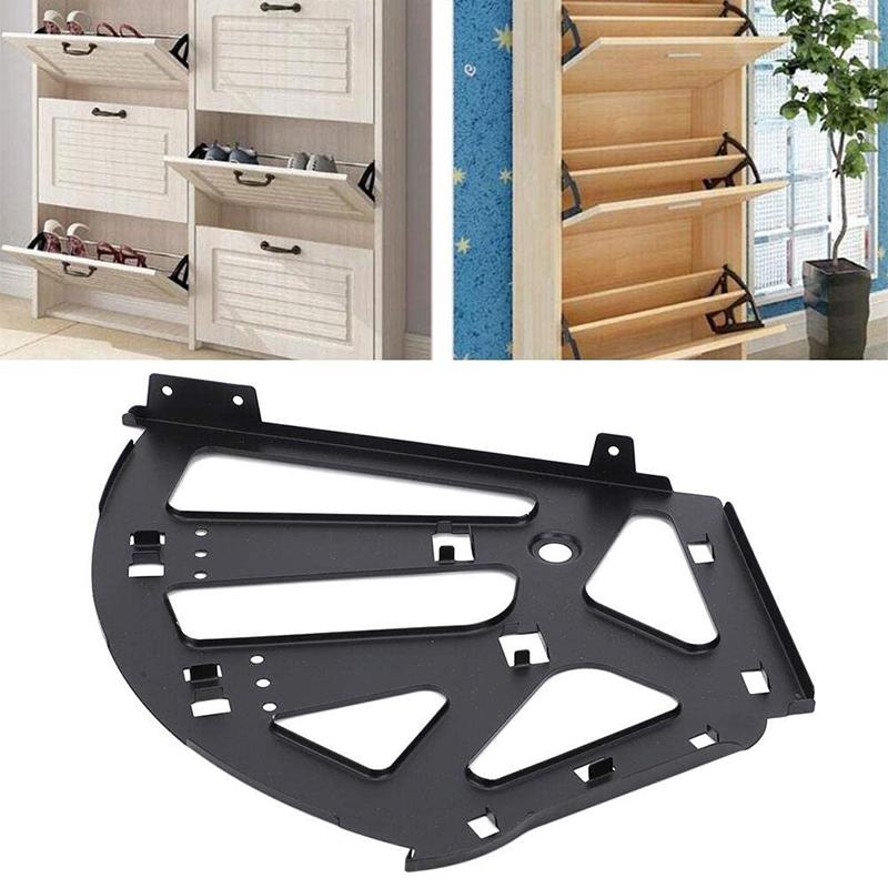 Shoe cabinet hinges folding frame