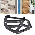 Shoe cabinet hinges folding frame