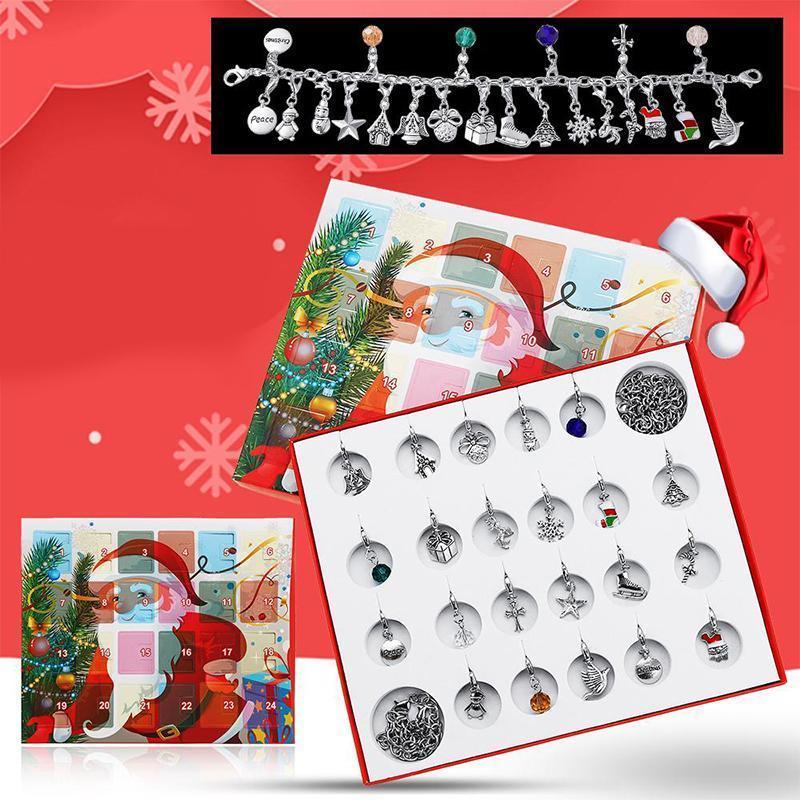 Advent calendar 24 days craft beads blind box Christmas gift bracelet