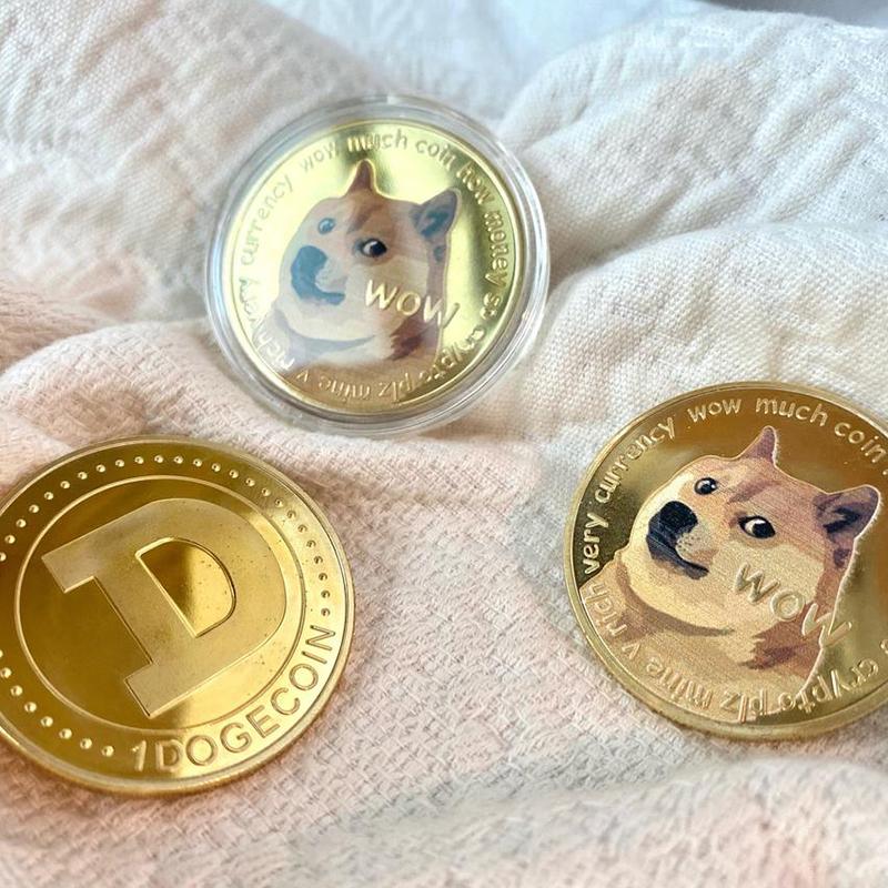 UV Color Print Dogecoin Commemorative Coin