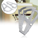 Shoe cabinet hinges folding frame