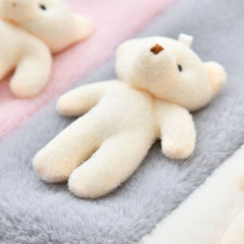 Sweet Bear Plush Scarf for Adults and Children