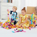 Magnetic construction set with balls and rods