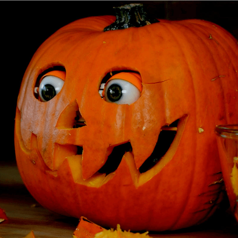 Creepy Halloween Pumpkin