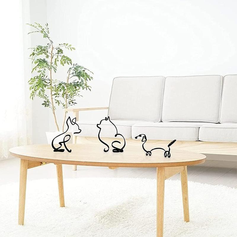 Dog Art Sculpture Home Decoration