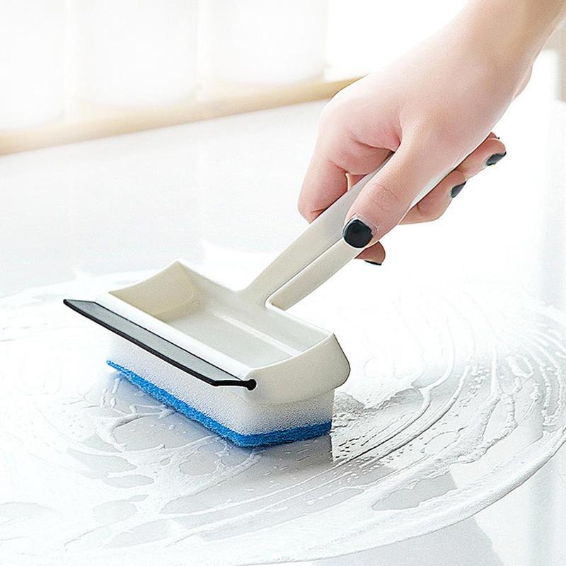 Double-sided window cleaning brush