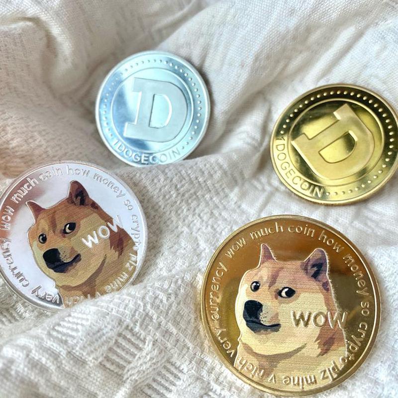 UV Color Print Dogecoin Commemorative Coin