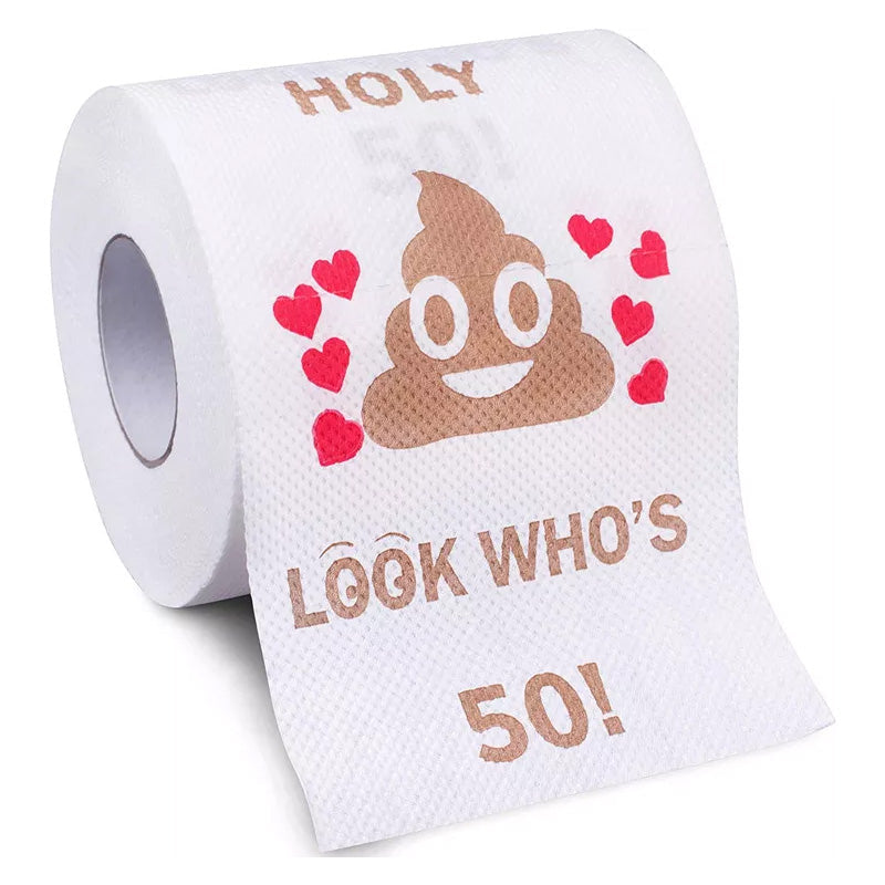 Poop Happy Birthday Printed Toilet Paper