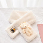 Cute Bear Plush Bib for Adults and Children