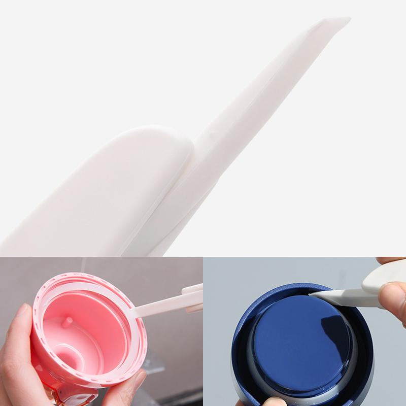 Cup lid cleaning brush