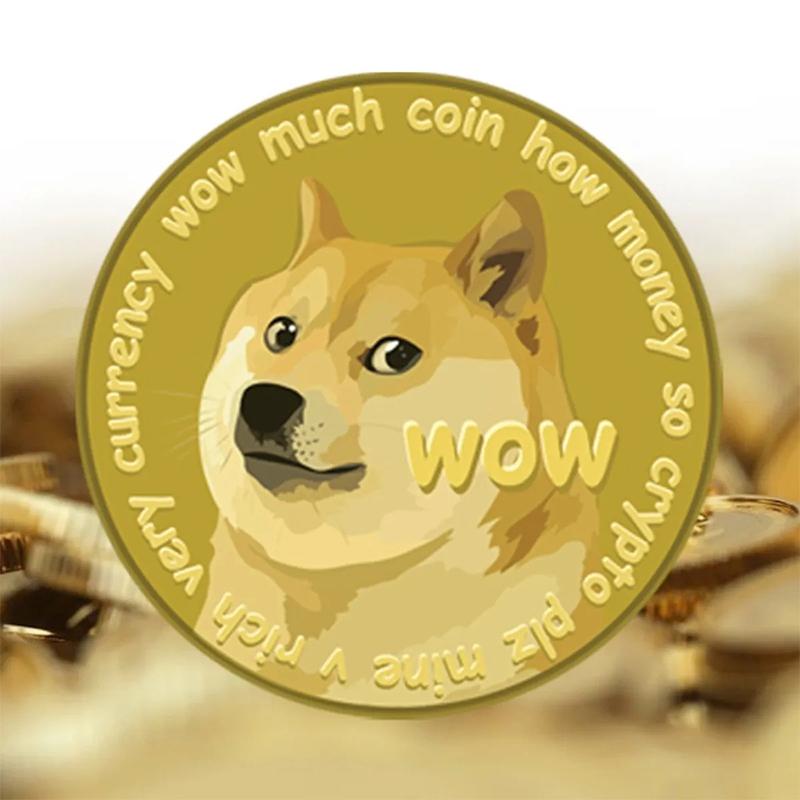 UV Color Print Dogecoin Commemorative Coin