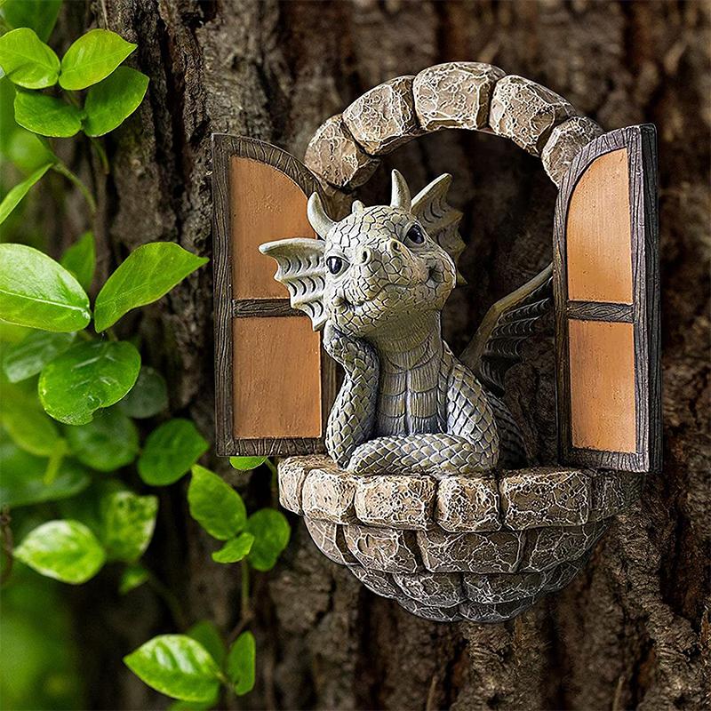 Sweet Dragon Sculpture Ornament
