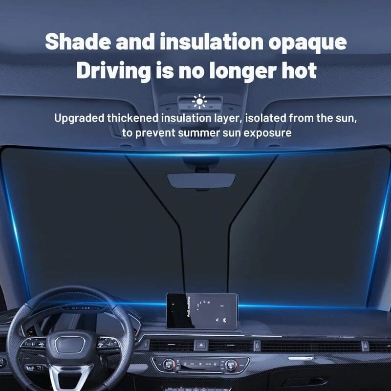 Windshield Sun Shade Folding Sun Visor