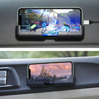 Self-adhesive dashboard holder for mobile phone in car