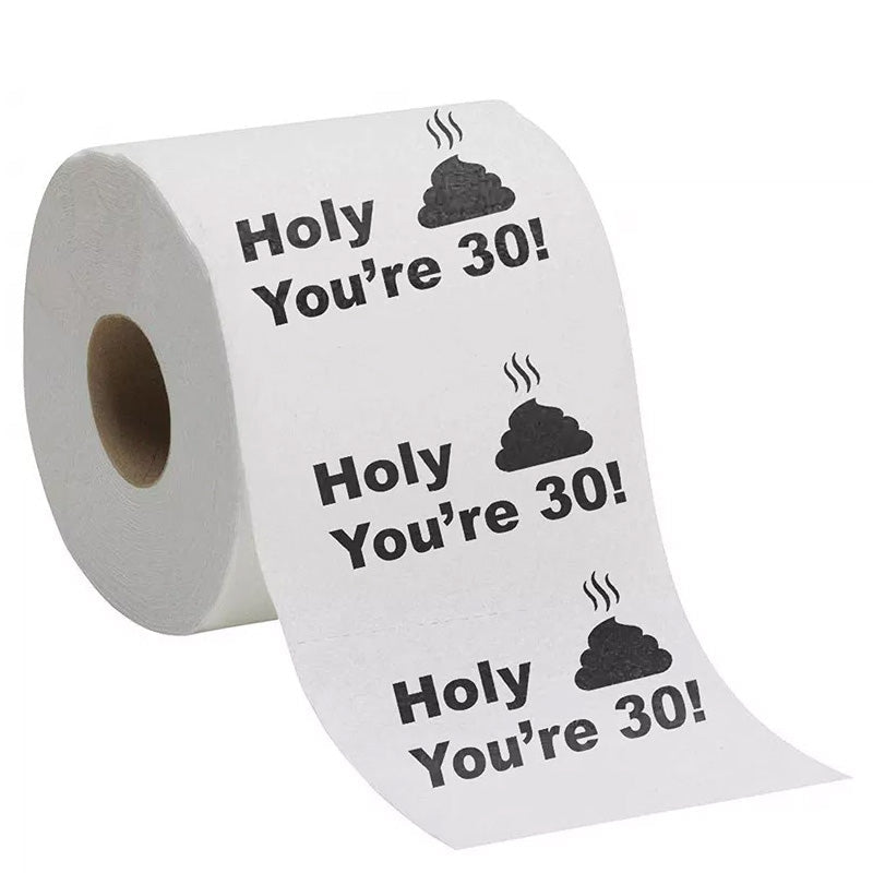 Poop Happy Birthday Printed Toilet Paper