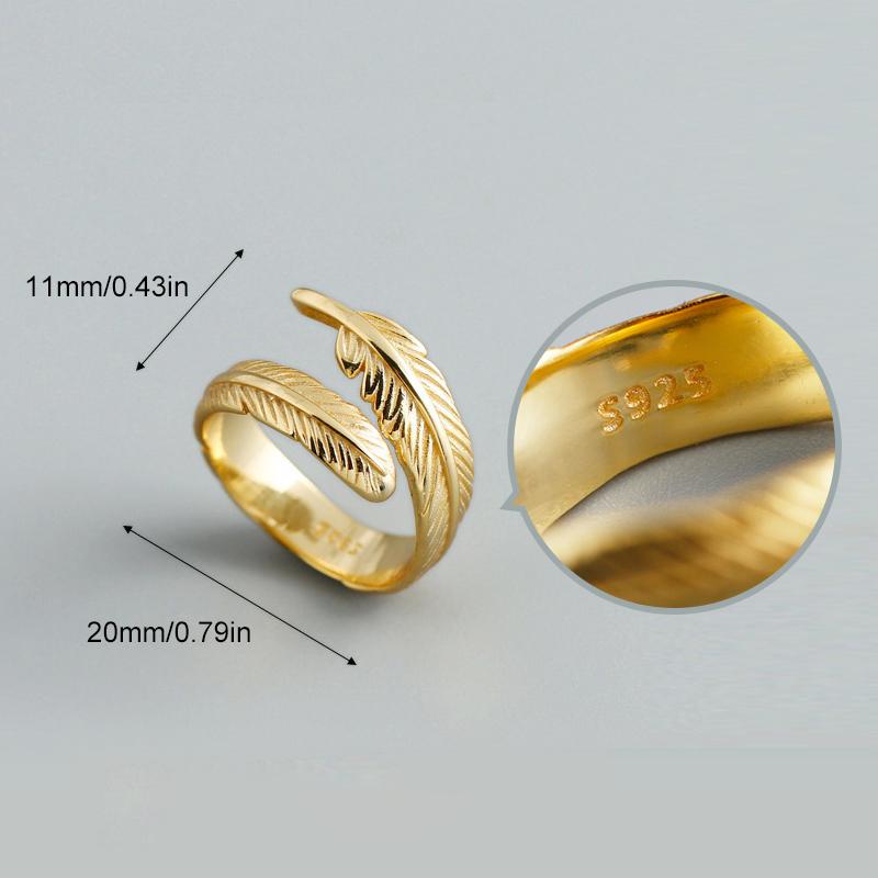 Adjustable Golden Spring Ring