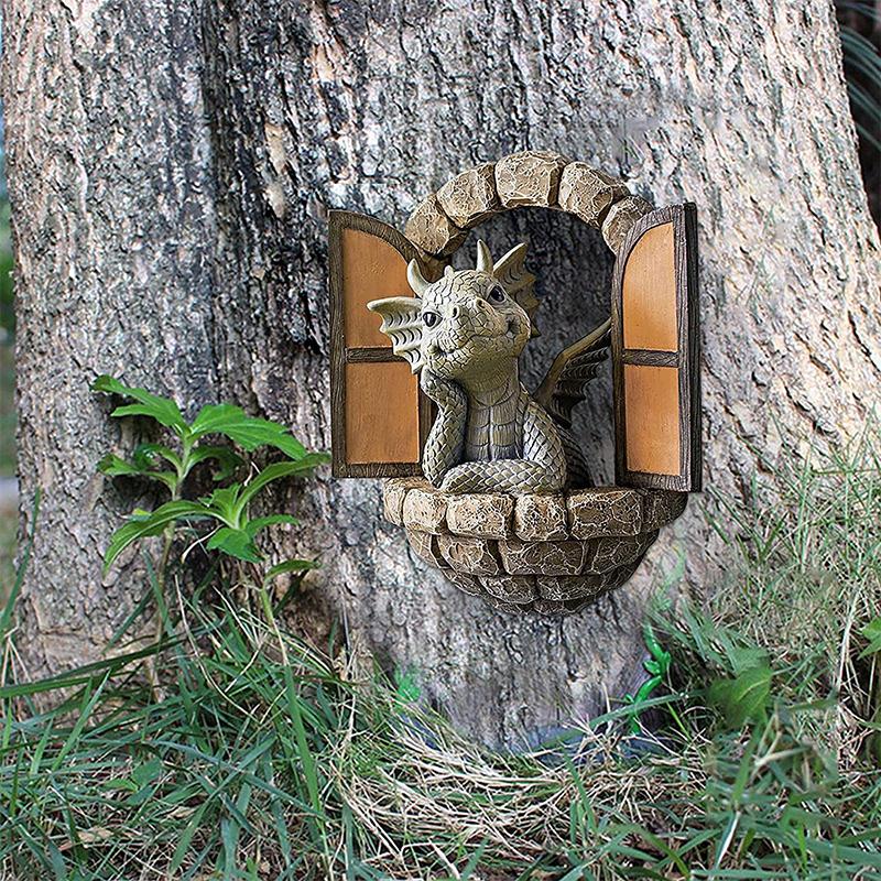 Sweet Dragon Sculpture Ornament