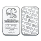 Fine silver-plated bar coin collection