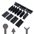Angled contour grinding handles (14 pcs.)