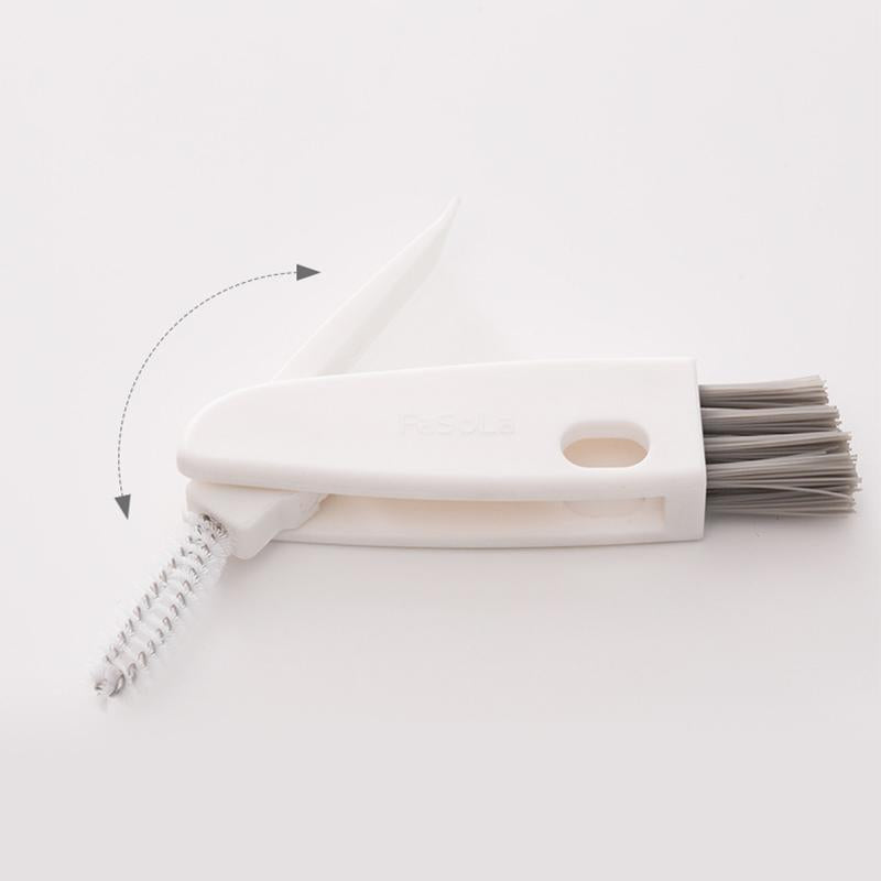 Cup lid cleaning brush