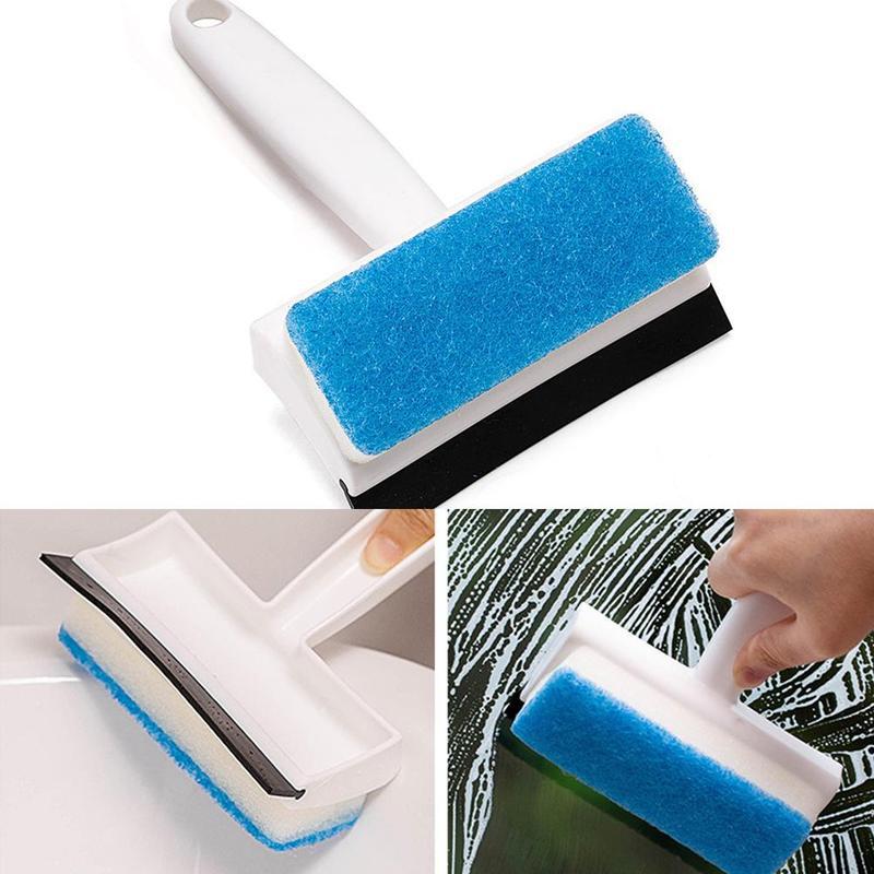 Double-sided window cleaning brush
