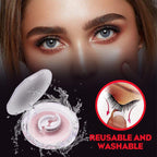 Reusable self-adhesive eyelashes
