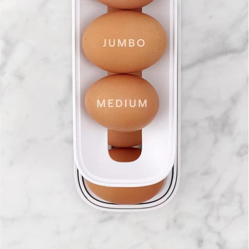 Automatic Scroll Egg Holder Storage Box