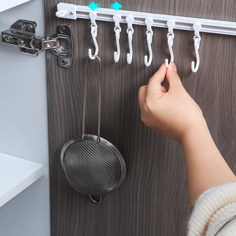 Multifunctional Sliding Track Hook
