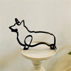 Dog Art Sculpture Home Decoration