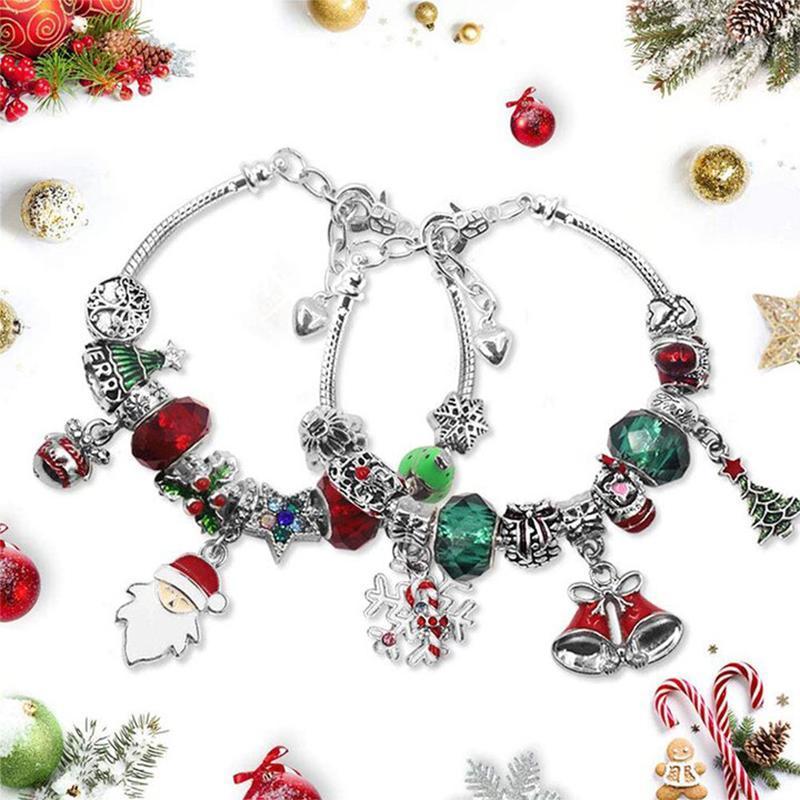 Advent calendar 24 days craft beads blind box Christmas gift bracelet