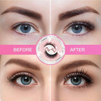 Reusable self-adhesive eyelashes