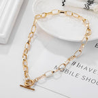 Thick Chain Closure Necklace