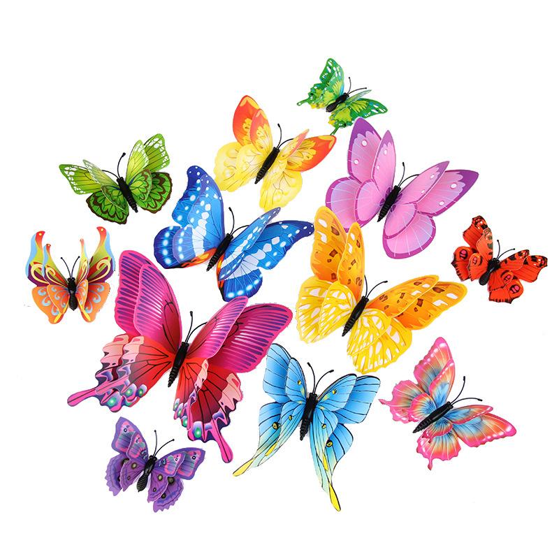 3D Butterfly Wall Mosaic Sticker