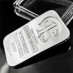 Fine silver-plated bar coin collection