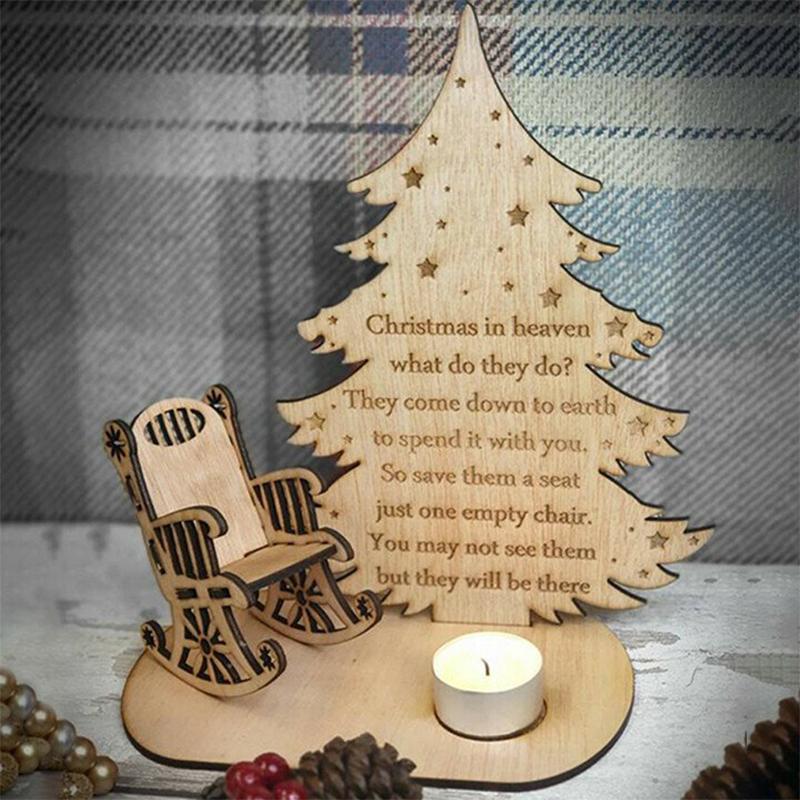 Christmas Memorial Candles Ornament In Memory of Loved Ones