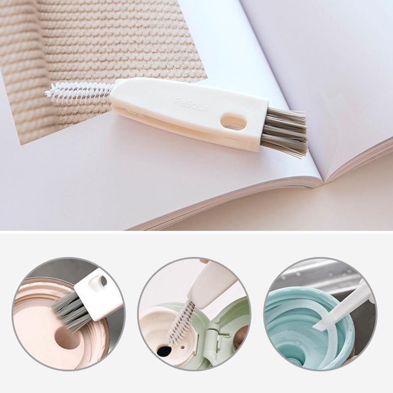 Cup lid cleaning brush