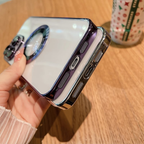 Transparent magnetic iPhone Case