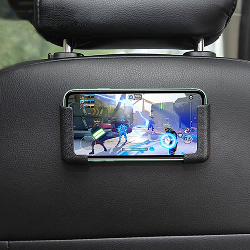 Self-adhesive dashboard holder for mobile phone in car