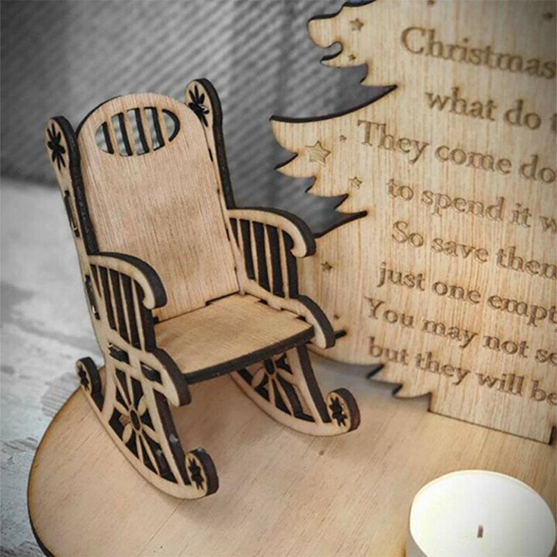 Christmas memorial candles ornament to remember loved ones