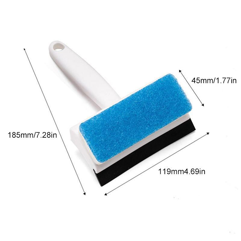 Double-sided window cleaning brush